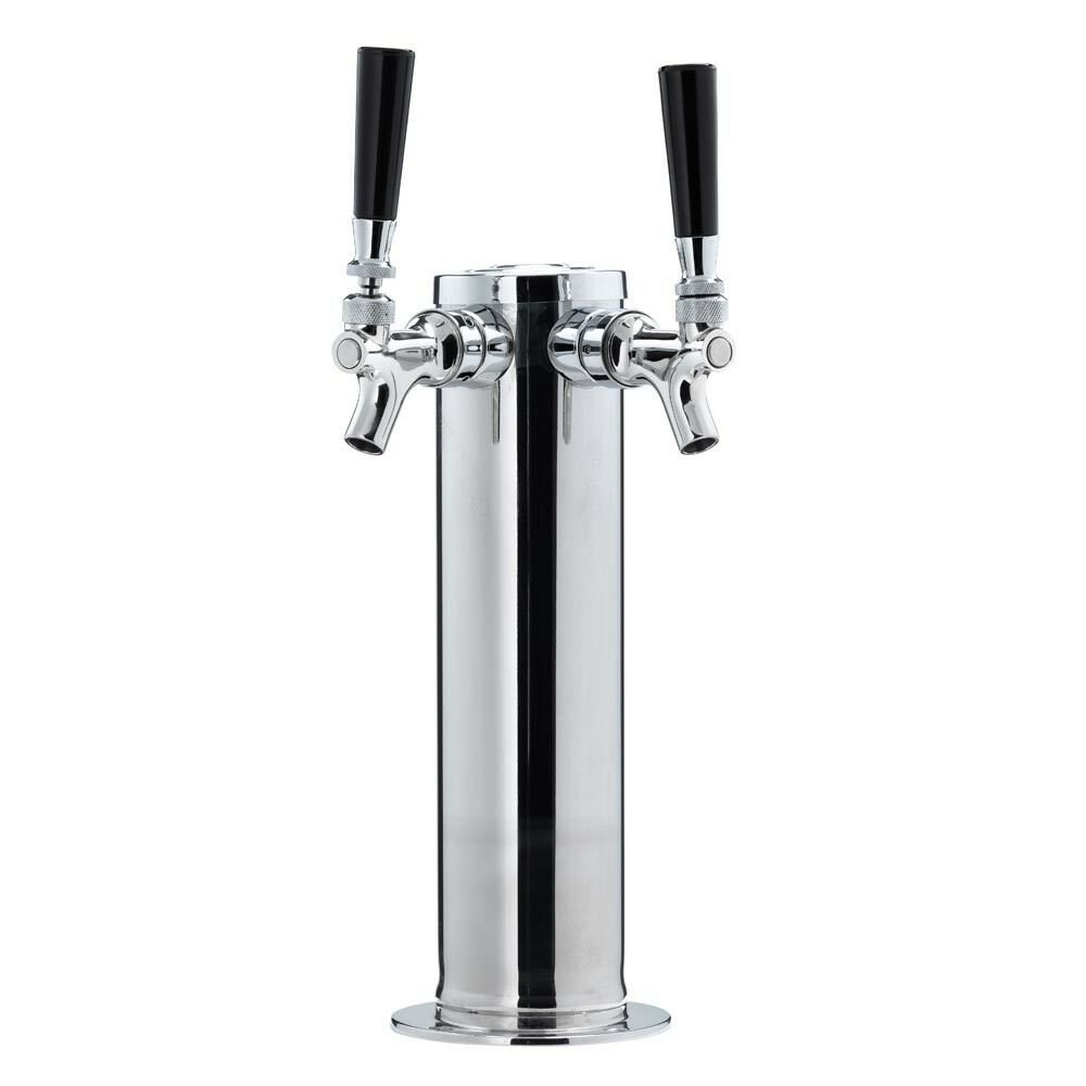 KegWorks Draft Beer Tower Stainless Steel 3" Column 2 Perlick