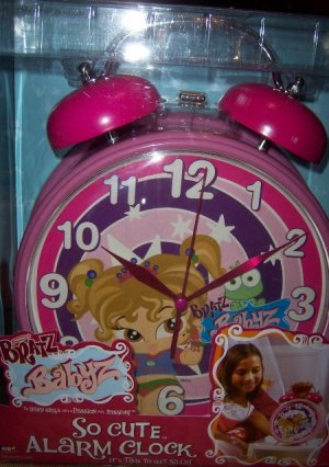 Bratz Babyz So Cute Alarm Clock NEW Pink Large Clock