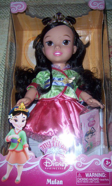 disney princess mulan toddler doll
