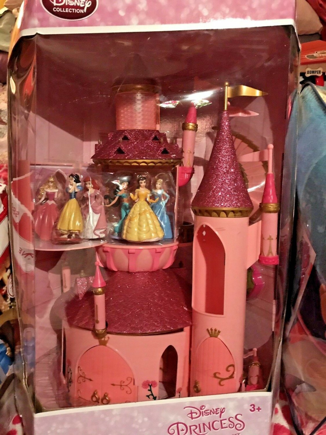 Disney Princess Deluxe Castle Playset 6 Princesses Belle Ariel Jasmine