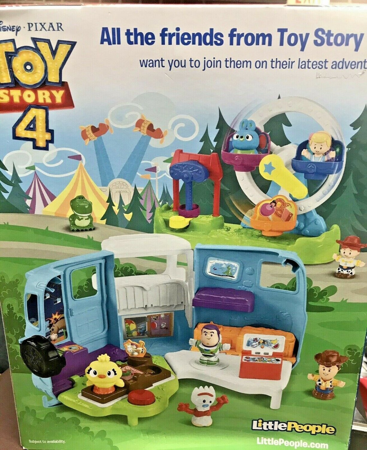 Fisher Price Little People Toy Story 4 7 Friends Pack