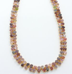 Multi Gems Classic Necklace