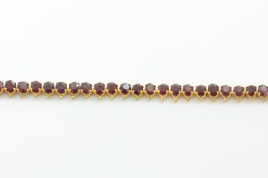 Garnet Bracelets single line