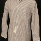 BRAND NEW Purple Striped Tasso Elba L/S Shirt 15.5 32/33 #1236