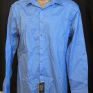 BRAND NEW Geoffrey Beene Blue L/S Shirt 17.5 34/35 #1243