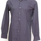 BRAND NEW Alfani Purple/Black L/S Shirt 15.0 32/33 #0793