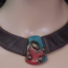 BRAND NEW Handmade Brown Grisel Leather Choker #0583