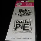 Scrappy Cat Baby Girl Stamps