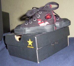 BATMAN CONVERSE SNEAKERS INFANT SIZE 3 NEW IN BOX
