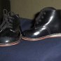 BLACK BABY BOY HIGH TOP SHOES ALL LEATHER WALKER SIZE 3