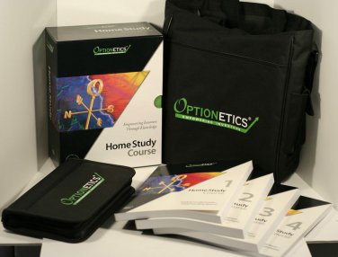 OPTIONETICS HOME STUDY COURSE - 4 STUDY MANUALS + 14 CDS + 6 DVDS - MSRP $4,550