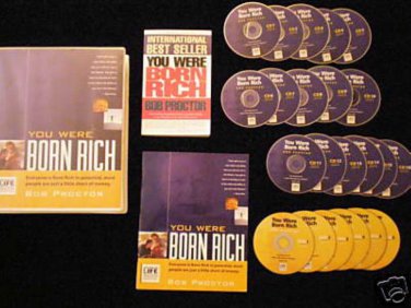 BOB PROCTOR - YOU WERE BORN RICH 6 DVD+15 CD - MSRP $595 - $AVE $300 -THE SECRET