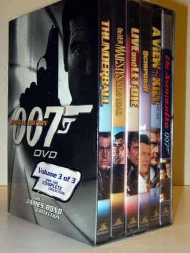 JAMES BOND SPECIAL EDITION - 6 DVD GIFT SET - VOLUME 3