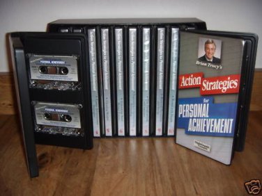 ACTION STRATEGIES FOR PERSONAL ACHIEVEMENT - Brian Tracy - 24 CDs + 24 TAPES !!!