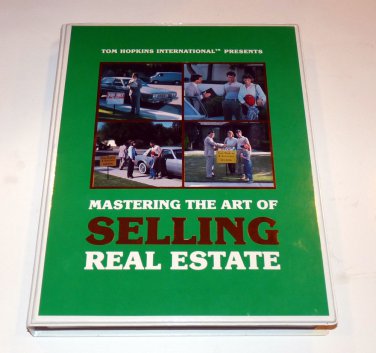 TOM HOPKINS - MASTER THE ART OF SELLING REAL ESTATE - 8 TAPES + 8 CDs  MSRP $125