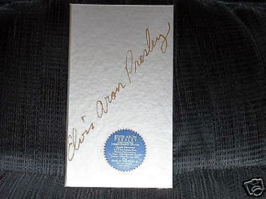 Elvis Aron Presley [25 Anniversary Silver Box] -1998 4 CDs - NEW SEALED Rare OOP