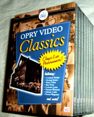 Grand Ole Opry Video Classics - 120 PERFORMANCES - LIKE NEW - 8 DVDs - RARE OOP