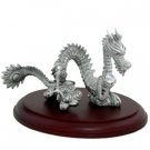 9315T Pewter Dragon w/ Wood Base