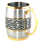 Edward Barrel Mug (Gold Trimmed) G2213