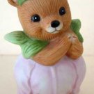 Flower Bear : Homco : Mint Condition Collectible