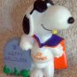 SNOOPY 'Joe Vampire' Halloween Holiday Ornament