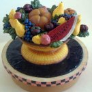 Country Classics Fruit Bowl YANKEE Candle : Warren Kimble : Candle Topper