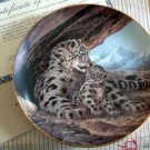 'Snow Leopard' Wildlife Society LMT ED Collector Plate