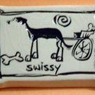 Swissy Cavern Canine Dog Breed Stoneware Ceramic Clay Jewelry Key Chain McCartney - NEW
