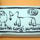 Corgi Cavern Canine Dog Breed Stoneware Ceramic Clay Jewelry Key Chain McCartney - NEW