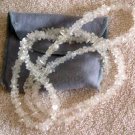 Genuine Crystal Quartz 36'' Strand Necklace