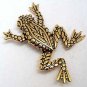 Frog Reptile JJ Jonette Jewelry Lapel Pin
