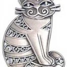 Funky Kitty Cat JJ Jonette Jewelry Lapel Pin