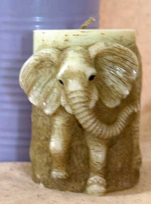African ELEPHANT Pillar SILICONE Molds Candle Soap Resin MOLD