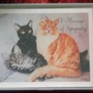 Cat Sympathy Notecards Envelopes Set - Maystead - NEW
