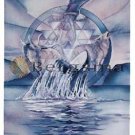 Jody BERGSMA Art Card Print : Doorway to the Four Elements Earth Air Fire Rain
