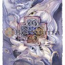 Jody BERGSMA Art Card Print : Never Cross A Dragon!
