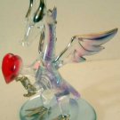 Dragonheart Handblown Glass Fantasy Dragon Figurine