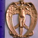 Angel Wings Raw Brass Jewelry Craft Altered Art Clay Mold Design