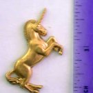 Unicorn Fantasy Raw Brass Jewelry Craft Altered Art Clay Mold Design
