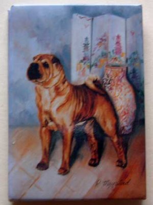 Dog Breed Full Backed Quality Magnet - Maystead - NEW SA2
