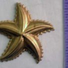 Star Fish Raw Brass Jewelry Craft Altered Art Clay Mold Design