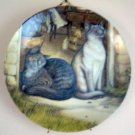 Zoe's Cats SUNSHINE Collector Cat Plate by Zoe Stokes MINT Vintage