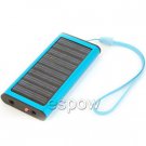 Blue Portable Universal Solar Charger-1350mAH for Cell Phone Digital Camera MP3/MP4 Players PDA