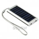 Silver Portable Universal Solar Charger-1350mAH for Cell Phone Digital Camera MP3/MP5 Players PDA