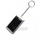Solar Charger Key chain shape 1000mAh Fits for Mobile Phone/Digital Camera/PDA/MP3/MP4/Bluetooth Hea