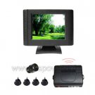 2.5 inch TFT-LCD Screen Wireless Parking Sensor System With Audible Alarm and Infrared Camera