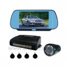 7 inch Parking Sensor System with Rearview Mirror LCD Monitor