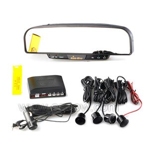 Ultrasonic Reverse Parking Sensor System with LED Display and Audible Alarm