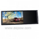 Car Rear View Mirror Monitor - 7- inch LCD - Bluetooth - 2 Channel Video-in