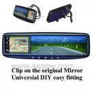 3.5- inch Rearview Mirror Monitor Supporting GPS and BLUETOOTH